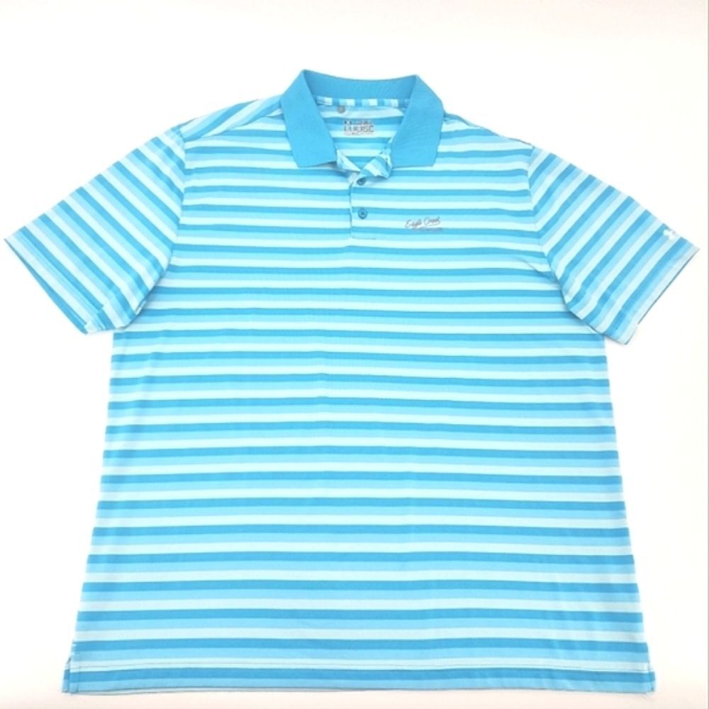 Under Armour Golf Polo Shirt Mens Size 2XL Loose Heat Gear Embroidered Preppy